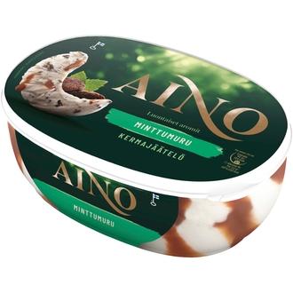 Aino Minttumuru kermajäätelö kotipakkaus 500g/900ml kalorit ja ravintosisältö