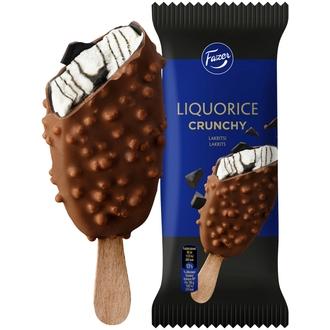 Fazer Liquorice Crunchy jäätelöpuikko 71g/90ml kalorit ja ravintosisältö - 379 kcal