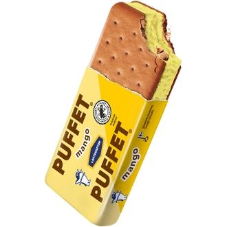 Puffet Mango Laktoositon välipalajäätelö 62g/1,1dl kalorit ja ravintosisältö