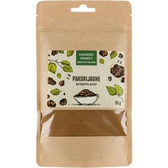 Farmers Market Pakurijauhe 50g kalorit ja ravintosisältö