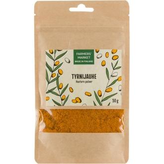 Farmers Market Tyrnijauhe 50G kalorit ja ravintosisältö