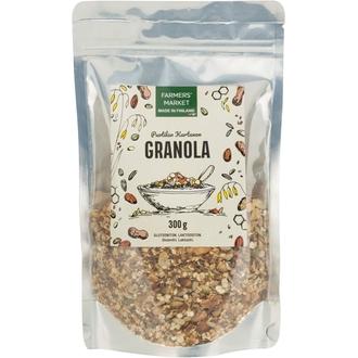 Farmers Market Puotilan Kartanon Granola 300G kalorit ja ravintosisältö