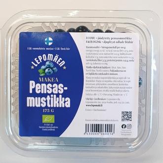 Lepomäen luomu pensasmustikka pakaste 175g kalorit ja ravintosisältö - 60 kcal