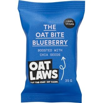 Oatlaws The Oat Bite Blueberry 35g kalorit ja ravintosisältö