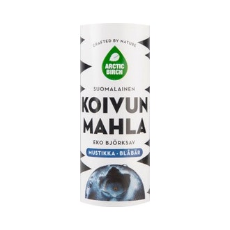 Arctic Birch koivumahla 250ml mustikka luomu kalorit ja ravintosisältö - 7 kcal