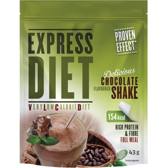 Express Diet suklaapirtelö 43g kalorit ja ravintosisältö - 358 kcal