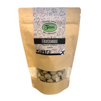 TMM makeispussi 140g Tervasalmiakki kalorit ja ravintosisältö - 370 kcal