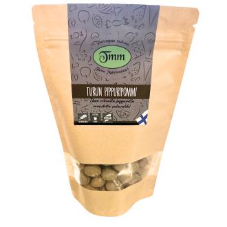 TMM makeispussi 140g Turun Pippuripommi kalorit ja ravintosisältö - 370 kcal