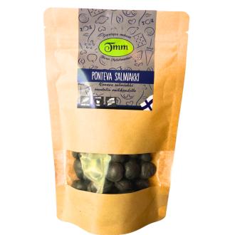 TMM makeispussi 140g Ponteva salmiakki kalorit ja ravintosisältö - 370 kcal