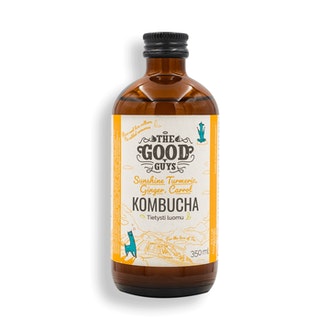 The Good Guys Kombucha Sunshine Turmeric kurkuma-inkivääri-porkkana 0,35l luomu kalorit ja ravintosisältö
