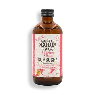 The Good Guys Strawberry & Basil Kombucha 350ml kalorit ja ravintosisältö - 22 kcal