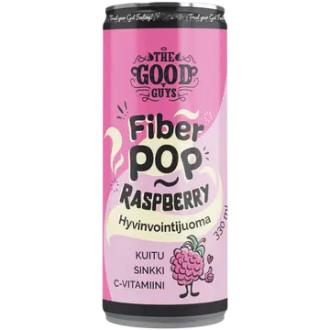 The Good Guys Raspberry Fiber Pop 330 ml kalorit ja ravintosisältö - 20 kcal