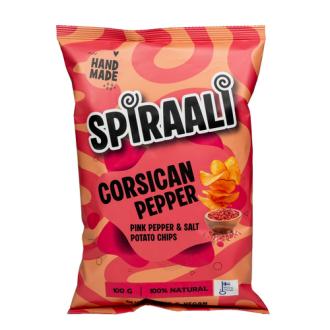 SPIRAALI Corsican Pepper perunasipsit 100g kalorit ja ravintosisältö - 526 kcal