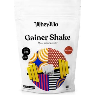 Whey´Mo 1Kg Suklaa Gainer Shake Juomajauhe kalorit ja ravintosisältö - 390 kcal