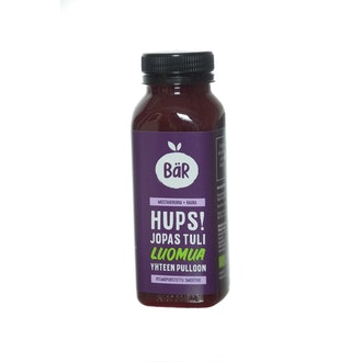 Bär kaurasmoothie 2,5dl mustaherukka luomu kalorit ja ravintosisältö