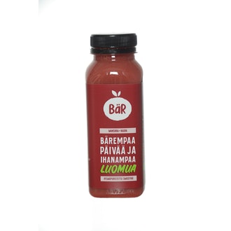 Bär kaurasmoothie 2,5dl mansikka luomu kalorit ja ravintosisältö