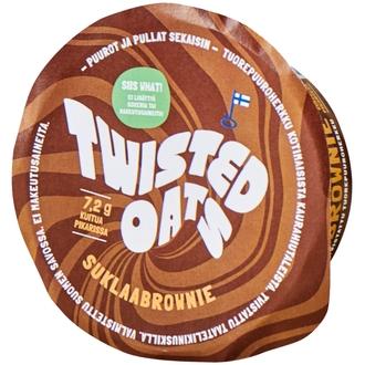Twisted oats suklaabrownie tuorepuuroherkku 145g kalorit ja ravintosisältö - 152 kcal