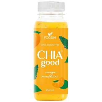 Foodin Chia Good mango-mandariini smoothie, 250ml kalorit ja ravintosisältö