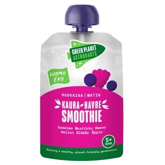 Green Planet Astronauts Kaura-Omena-Persikka-Marja 100G Smoothie, Luomu kalorit ja ravintosisältö