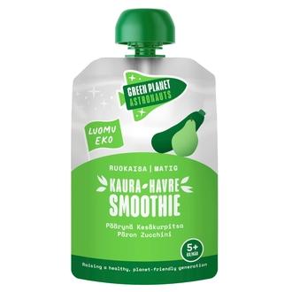 Planeettaystävällinen Green Planet Astronauts Kaura-Kesäkurpitsa-Päärynä-Smoothie 100G Välipala, Luomu kalorit ja ravintosisältö