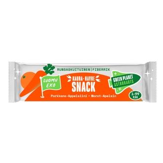 Green Planet Astronauts Luomu Porkkana-Kaurapatukka 30G kalorit ja ravintosisältö