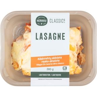 Herkku Classics Lasagne 380g kalorit ja ravintosisältö