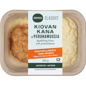 Herkku Classics Kiovan kana ja perunamuusi 350g kalorit ja ravintosisältö