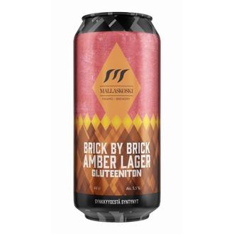 Mallaskoski Brick By Brick Amber Lager 5,5% 44cl kalorit ja ravintosisältö - 51 kcal