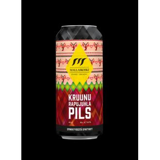 Mallaskoski KruunuRapu Pils olut 4,7% 0,44l kalorit ja ravintosisältö - 43 kcal