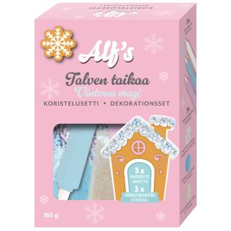 Alf's Talven taikaa koristelusetti 165g kalorit ja ravintosisältö - 360 kcal
