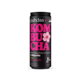Puhdas+ Kombucha Luomu Kirsikka 0,33l kalorit ja ravintosisältö - 19 kcal