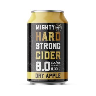 Mighty Hard Strong Cider 8% 0,33l kalorit ja ravintosisältö - 72 kcal