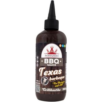 Poppamies BBQ Sauce Texas barbeque grillikastike 360g kalorit ja ravintosisältö - 166 kcal