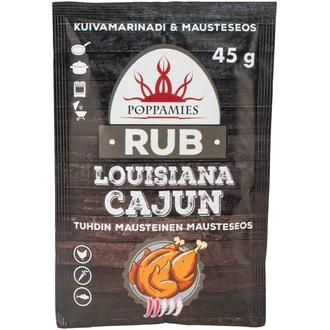 Poppamies Rub Louisiana Cajun mausteseos 45g kalorit ja ravintosisältö