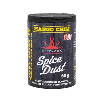 Poppamies Spice Dust Mango Chili mausteseos 60g kalorit ja ravintosisältö - 251 kcal
