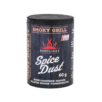 Poppamies Spice Dust Smoky Grill mausteseos 60g kalorit ja ravintosisältö - 246 kcal