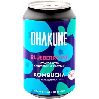 Ohakune Kombucha Blueberry Pie teejuoma, 330ml kalorit ja ravintosisältö - 20 kcal