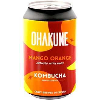 Ohakune Kombucha Mango teejuoma, 330ml kalorit ja ravintosisältö
