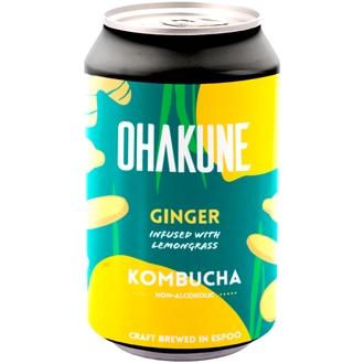 Ohakune Kombucha Ginger teejuoma, 330ml kalorit ja ravintosisältö