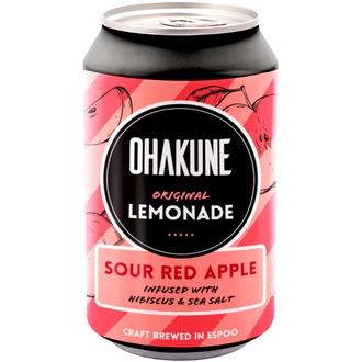 Ohakune Original Lemonade Sour Red Apple virvoitusjuoma 330ml kalorit ja ravintosisältö