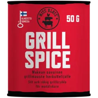 Miss Klose mausteseos Grill Spice 50 g kalorit ja ravintosisältö - 221 kcal