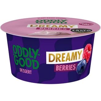 Oddlygood® Dessert 130 g dreamy berries gluteeniton kalorit ja ravintosisältö - 187 kcal