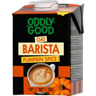 Oddlygood Barista kaurajuoma 0,5l pumpkin spice gluteeniton UHT kalorit ja ravintosisältö - 62 kcal