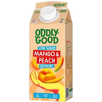 Valio Oddlygood® vähäsokerinen Soygurt 750 g mango & persikka kalorit ja ravintosisältö - 62 kcal