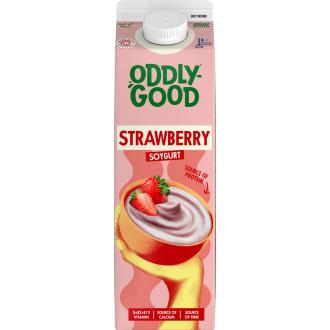 Oddlygood soygurt 1 kg mansikka kalorit ja ravintosisältö - 77 kcal