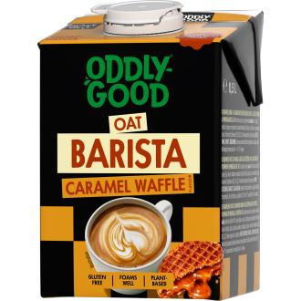 Oddlygood Barista kaurajuoma 0,5l caramel waffle gluteeniton UHT kalorit ja ravintosisältö - 62 kcal
