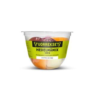 Tuorrekset Hedelmämix hedelmäpikari 120g kalorit ja ravintosisältö - 39 kcal