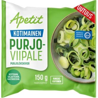 Apetit Kotimainen Purjoviipale pakaste 150g kalorit ja ravintosisältö - 33 kcal