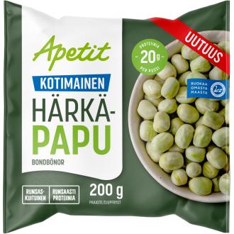 Apetit Kotimainen Härkäpapu 200g pakaste kalorit ja ravintosisältö - 87 kcal