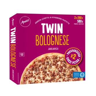Apetit Twin Bolognese pizza 2x290g pakaste kalorit ja ravintosisältö - 231 kcal